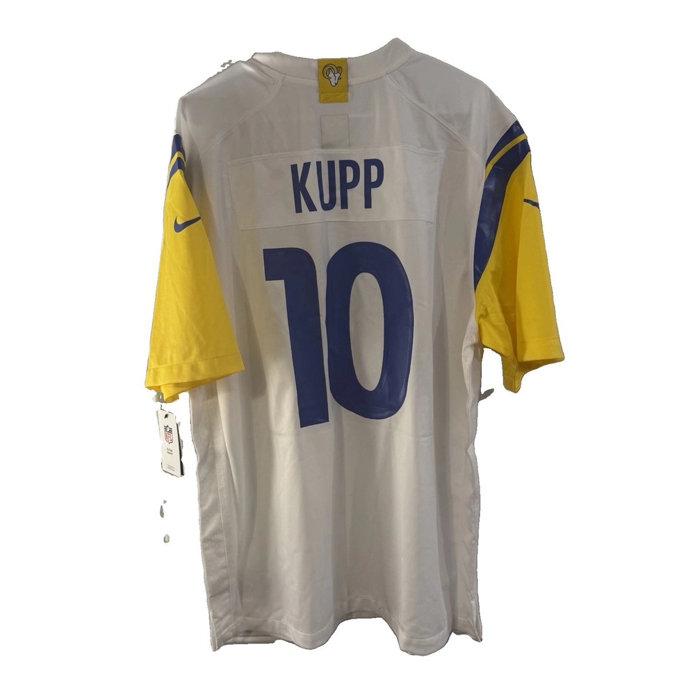 Cooper Kupp Nike Los Angeles Rams Jersey Men Medium #10 White NFL Alternate Game